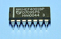 Микросхема 4001 /HEF4001BP dip14 Philips
