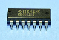 Микросхема 4002 /CD4002BE dip14 TI