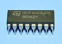 Микросхема 4009 /HCF4009UBE dip16 STM