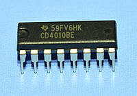 Микросхема 4010 /СD4010BE dip16 TI