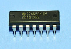 Мікросхема 4012 /СD4012BE dip14 TI
