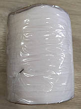 Стрічка (тасьма) для штор і гардин вузька 2,5 см біла Туреччина