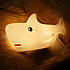 Нічник силіконовий нічник дитячий Акула LED USB, фото 2