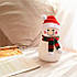 Нічник силіконовий нічник дитячий Сніговик LED USB, фото 2
