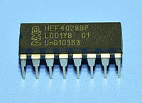 Микросхема 4028 /HEF4028BP dip16 NXP