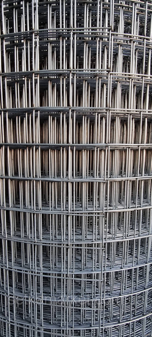 Сітка зварна оцинкована, Осередок 50х50 мм, Діаметр 1,8 мм, висота 1.5×10 м.