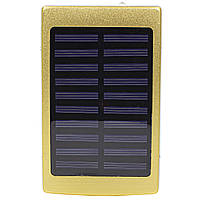 Go Зовнішній акумулятор Solar PB-6 Gold 20000 mAh із сонячною батареєю power bank для ноутбуків ПК планшетів