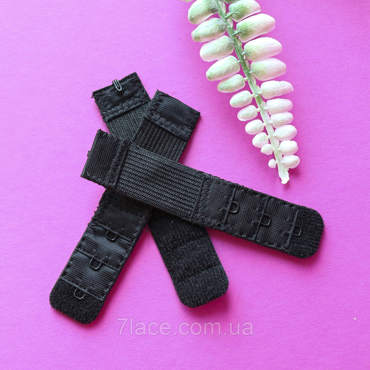 Подовжувач спинки для бюстгальтера, застібка-розширювач 3 ряди/ширювач 2,0 * 9 см/замовлення від 1 шт., фото 1