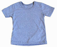 Футболка детская серая , хлопок 100% качественная летняя футболка мальчику девочке