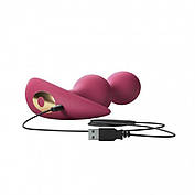 Анальний стимулятор, гнучкий з вібрацією Love To Love TWINNY BUD Plum, фото 5