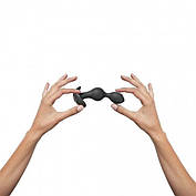 Анальний стимулятор, гнучкий з вібрацією Love To Love TWINNY BUD Black, фото 4