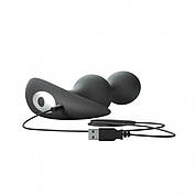 Анальний стимулятор, гнучкий з вібрацією Love To Love TWINNY BUD Black, фото 5