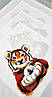 Серветка тканинна "Новорічна Тигреня 2022" №3, (сервірувальна 40х40см, Білий), фото 6