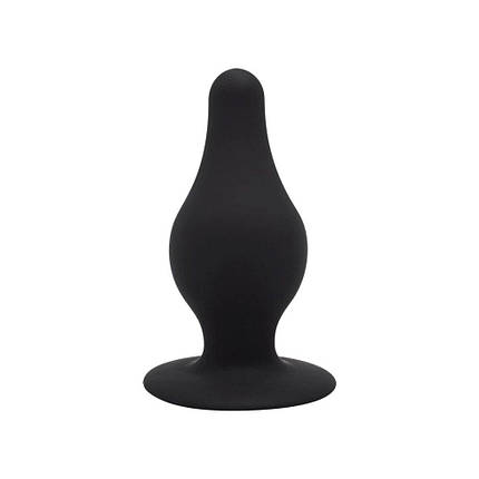 Анальна пробка SilexD (Model 2 size S) двошарова, силікон+Silexpan, діаметр 3,4 см, фото 1