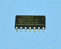 Мікросхема 74HC02D(smd) so14 Philips