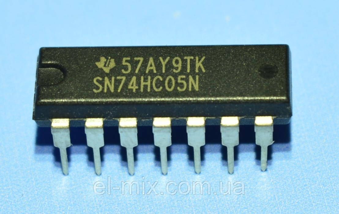 Мікросхема 74HC05N dip14 TI
