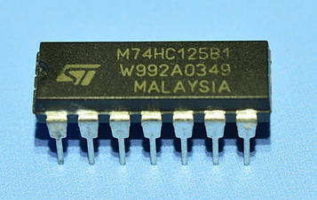 Мікросхема 74HC125B1 dip14 STM