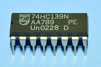 Мікросхема 74HC139N dip16 Philips