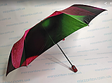 Жіноча парасолька напівавтомат на товстому карбоні, фото 3