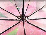 Жіноча парасолька напівавтомат на товстому карбоні, фото 6