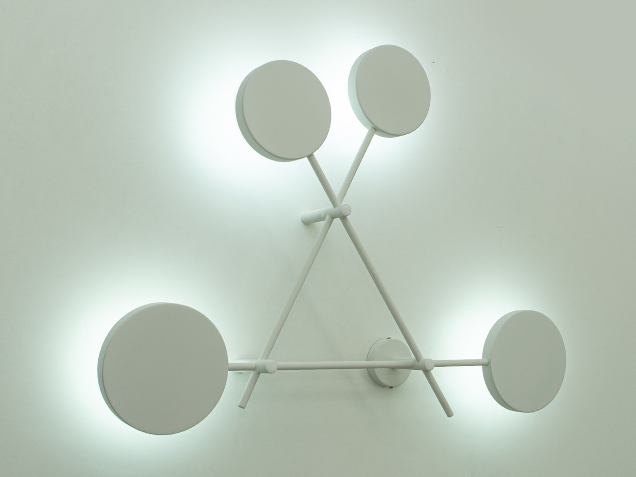 Сучасний настінний Led світильник, колір білий, 30 W на 4 м2 8667WH-LS
