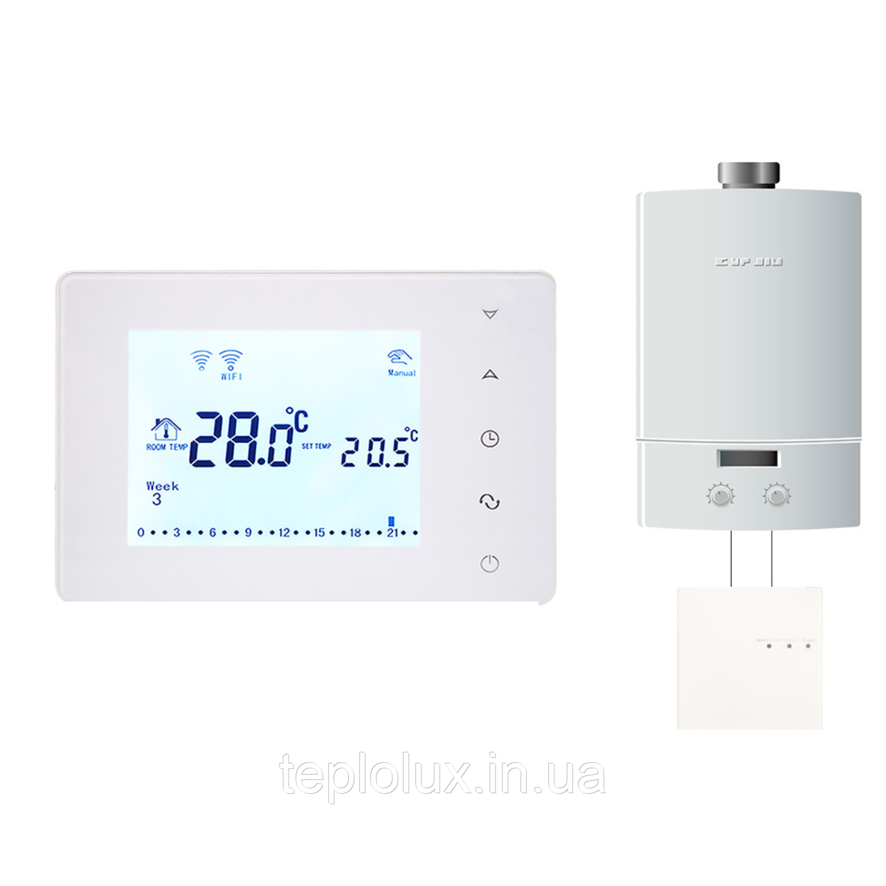 Терморегулятор для газового котла програмований BEOK BOT-306X