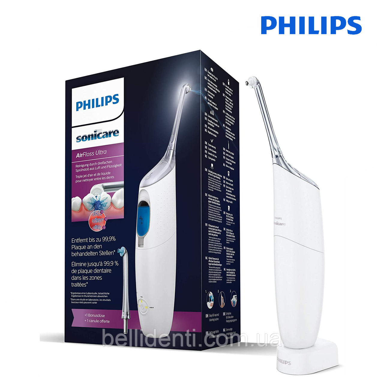 Електричний Floss для зубів Philips Sonicare AirFloss Handles Ultra White HX8438/01 білий