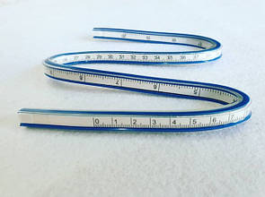 Гнучка пластикова лінійка 50см