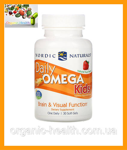 Nordic Naturals, омега для детей, для ежедневного употребления, со ...