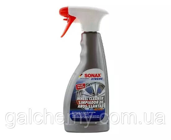Безкислотний очищувач легкосплавних і сталевих дисків (500 мл) XTREME Wheel Cleaner, ТМ SONAX
