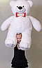 Білий плюшевий ведмідь 110 см, фото 10