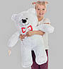 Плюшевий ведмедик 85 см, Білий плюшевий ведмідь у подарунок, фото 2