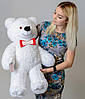 Плюшевий ведмедик 85 см, Білий плюшевий ведмідь у подарунок, фото 5