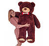 М'який бурий ведмедик 160 см, великий плюшевий ведмідь у подарунок дівчині, фото 5