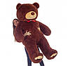 Плюшевий ведмідь 2 метри, М'який бурий ведмедик, найкрасивіший ведмедик-гігант в подарунок дівчині, фото 3