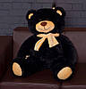 М'яка іграшка плюшевий ведмедик містер ведмідь 100 см Чорний, фото 5