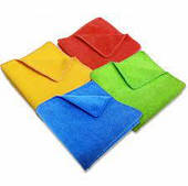 Серветки для прибирання з мікрофібри універсальні, для скла та дзеркал