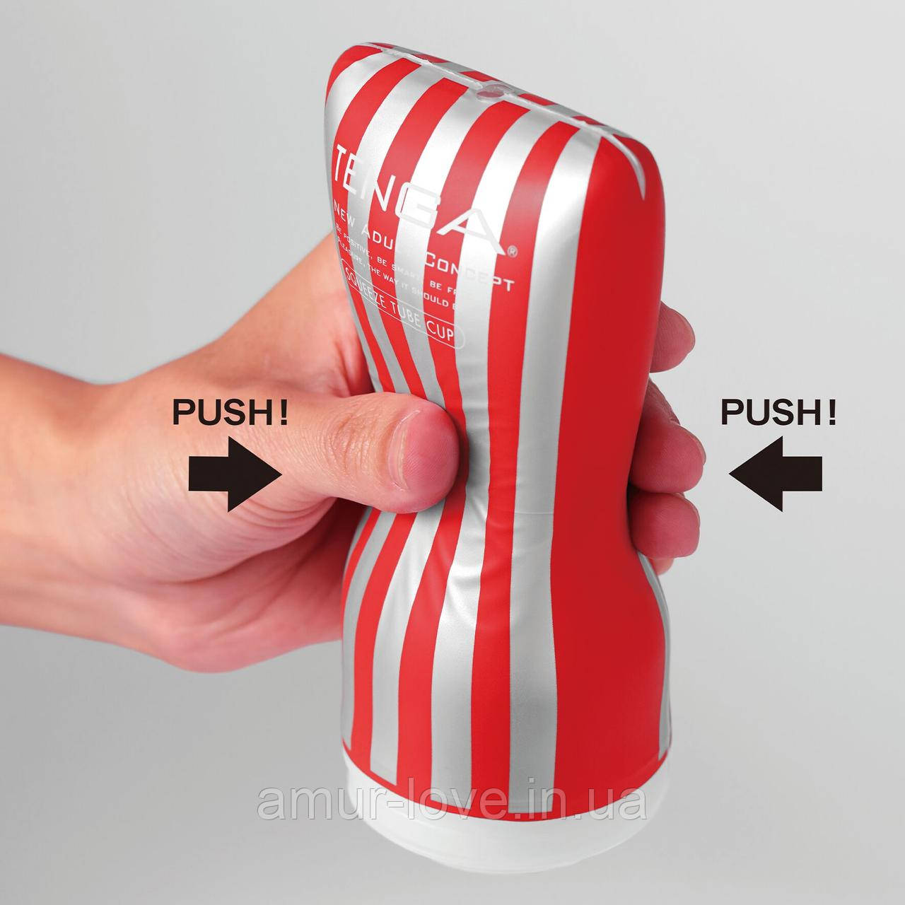 Мастурбатор Tenga Squeeze Tube Cup (м'яка подушечка) здавлюваний