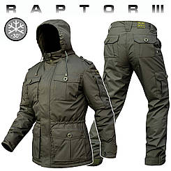 Комплект зимовий ВВЗ "RAPTOR-III" OLIVE (Мембрана + Синтепон + Фліс)