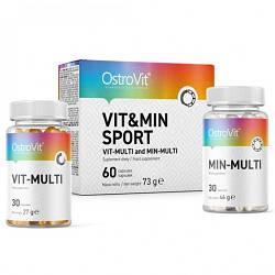 Вітаміни OstroVit VIT&MIN Sport 2 pack (60 капсул.)