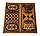 Ігровий набір 3в1 шахи, шашки та нарди (59*59 см) Гранд Презент В 6030-С, фото 2