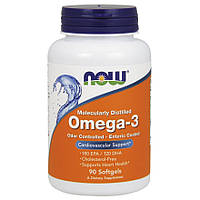 Omega-3, Now Foods, 90 Softgels