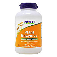 Plant Enzymes, Now Foods, ферменти, 240 капсул