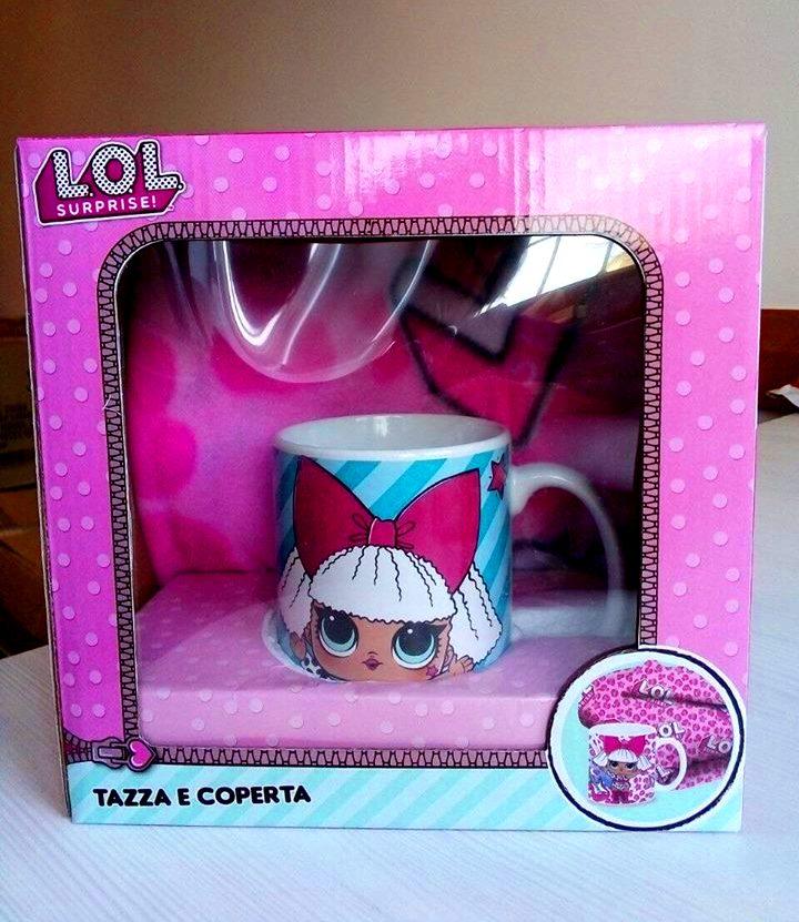 Подарунковий набір ЛОЛ LOL Surprise MGA Entertainment - плед і кружка для дівчинки, фото 1