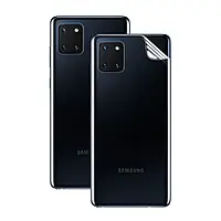 Гидрогелевая пленка для Samsung Note 10 Lite на заднюю панель глянцевая прозрачнаяя