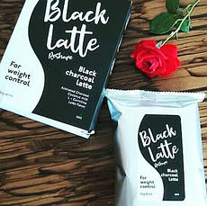 Натуральний засіб Black latte блек латте для схуднення вугільний латте,