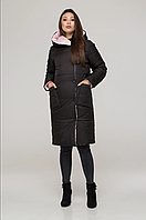Женская удлиненная зимняя двустороння куртка пуховик Annabelle разные цвета S, M, L, XL, 2XL, 3XL, 4XL, 5XL