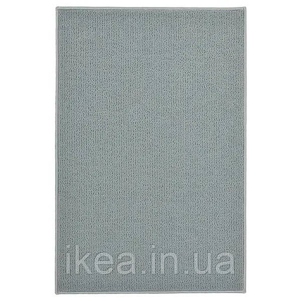 Килимок для ванної кімнати сірий однотонний IKEA FINTSEN 40x60 см ІКЕА ФІНСТЕН
