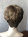 Перука жіноча коротка з натурального волосся русявий, фото 4