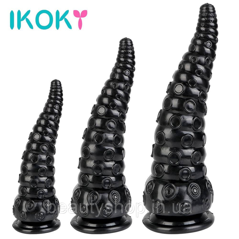 Анальна пробка IKOKY "Щупальця восьминога" – 3 розміри на вибір